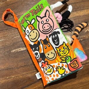 Jellycat Farm Tails Soft Crinkle Book